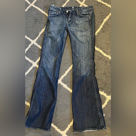 7 For All Mankind flare A-pocket jeans. - Picture 3 of 6
